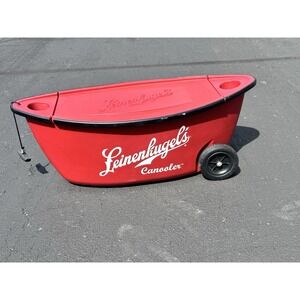 LEINENKUGEL'S BEER CANOOLER COOLER CAMPING BEACH TAILGATING EUC